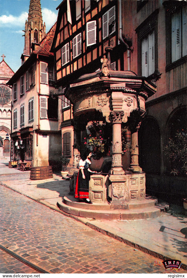 67-OBERNAI FOLKLORE COSTUME ALSACIEN-N°T2674-A/0117 - Obernai