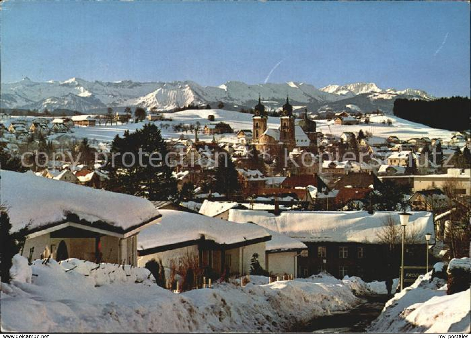 72527331 Lindenfels Odenwald Winterpanorama Allgaeuer Alpen Lindenfels - Autres & Non Classés