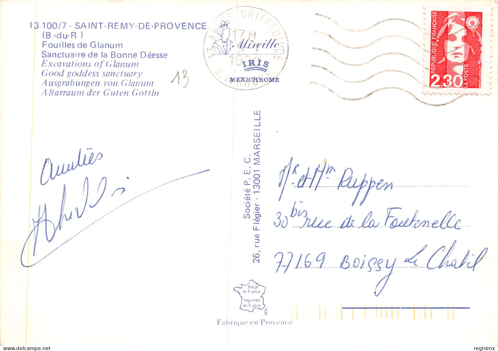 13-SAINT REMY DE PROVENCE-N°T2675-A/0393 - Saint-Remy-de-Provence