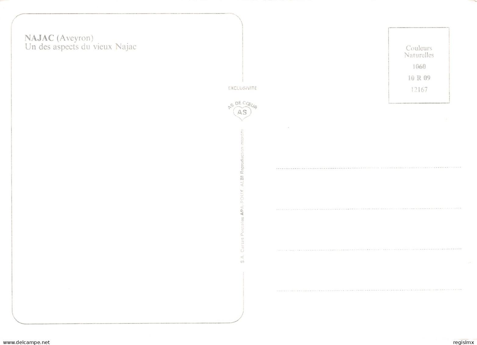 12-NAJAC-N°T2675-D/0157 - Najac