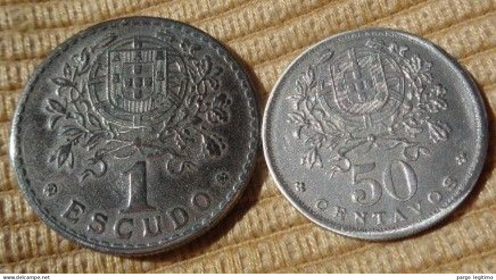 PORTUGAL 50 CENTAVOS & 1 ESCUDO 1935 - Portogallo