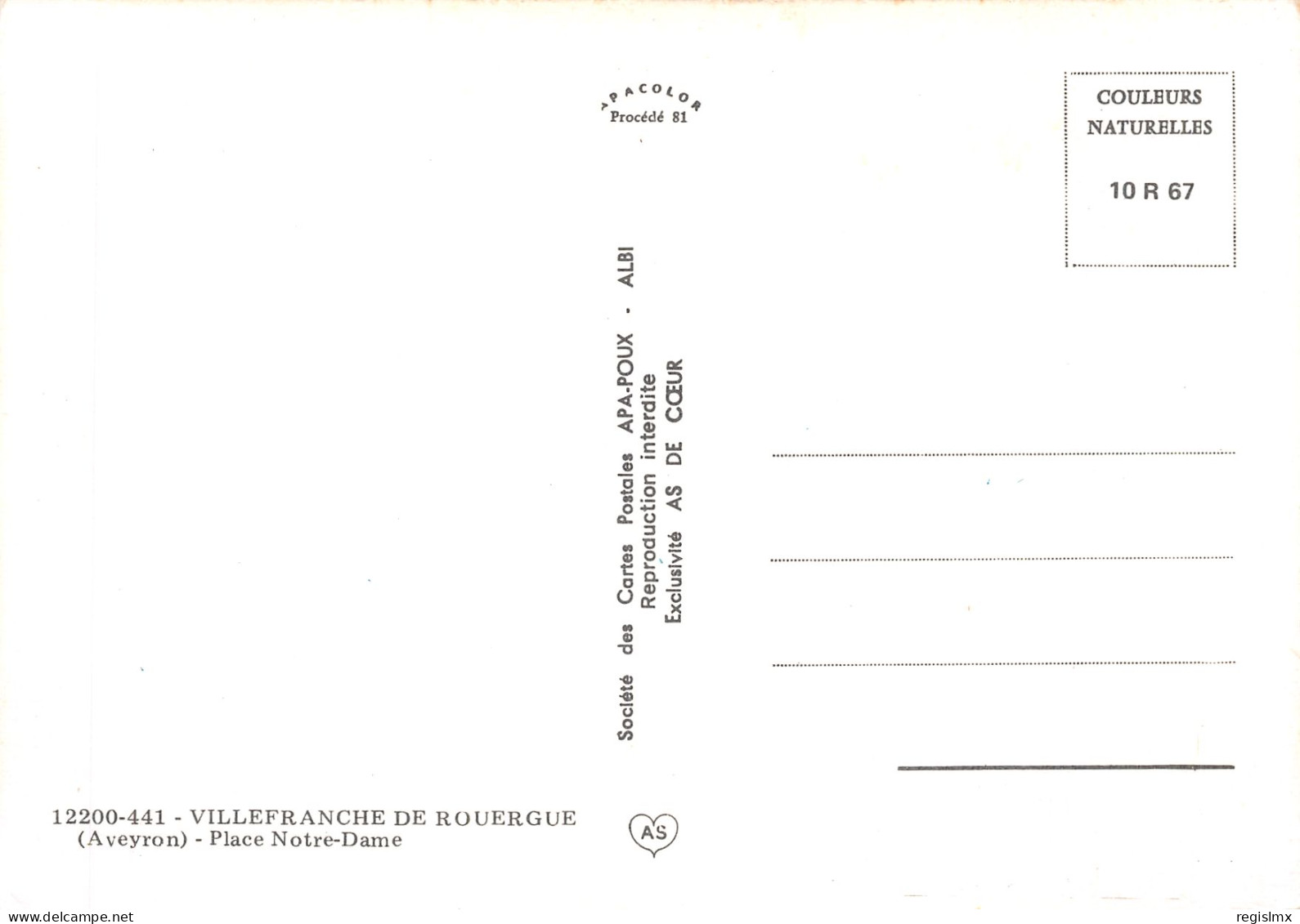 12-VILLEFRANCHE DE ROUERGUE-N°T2675-B/0143 - Villefranche De Rouergue