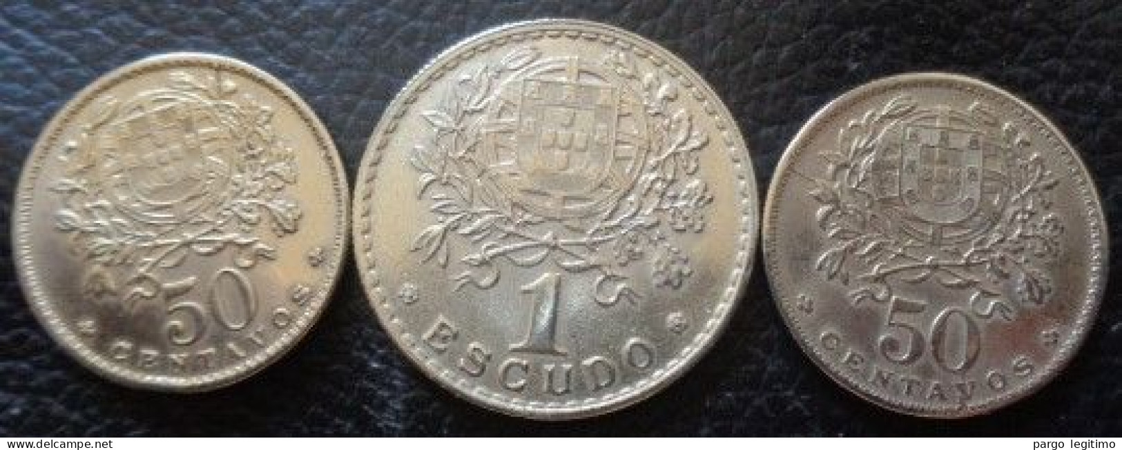 PORTUGAL 50 CENTAVOS 1927, 1929 & 1 ESCUDO 1944 FDC - Portogallo