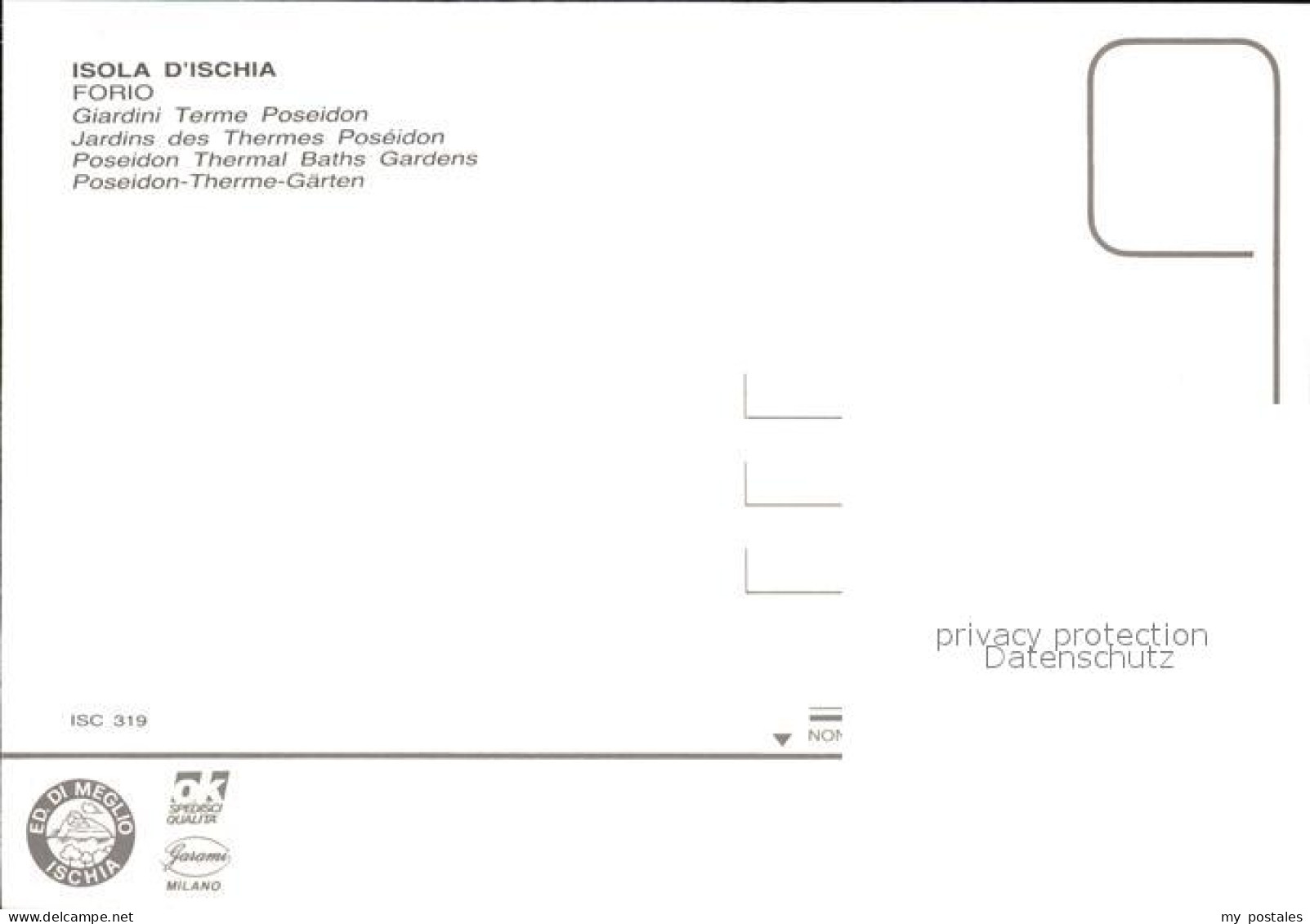 72526943 Ischia Forio Fliegeraufnahme Giardini Terme Poseidon Ischia - Other & Unclassified