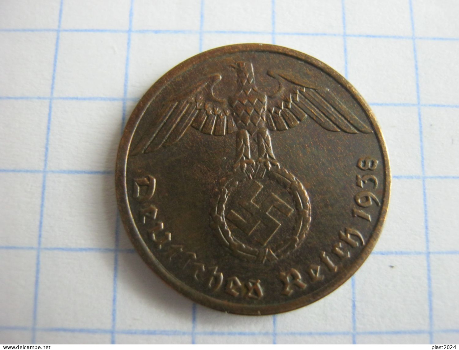 Germany 1 Reichspfennig 1938 A - 1 Reichspfennig