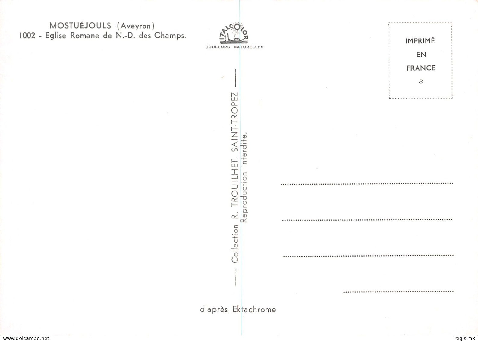 12-MOSTUEJOULS-N°T2675-D/0371 - Other & Unclassified