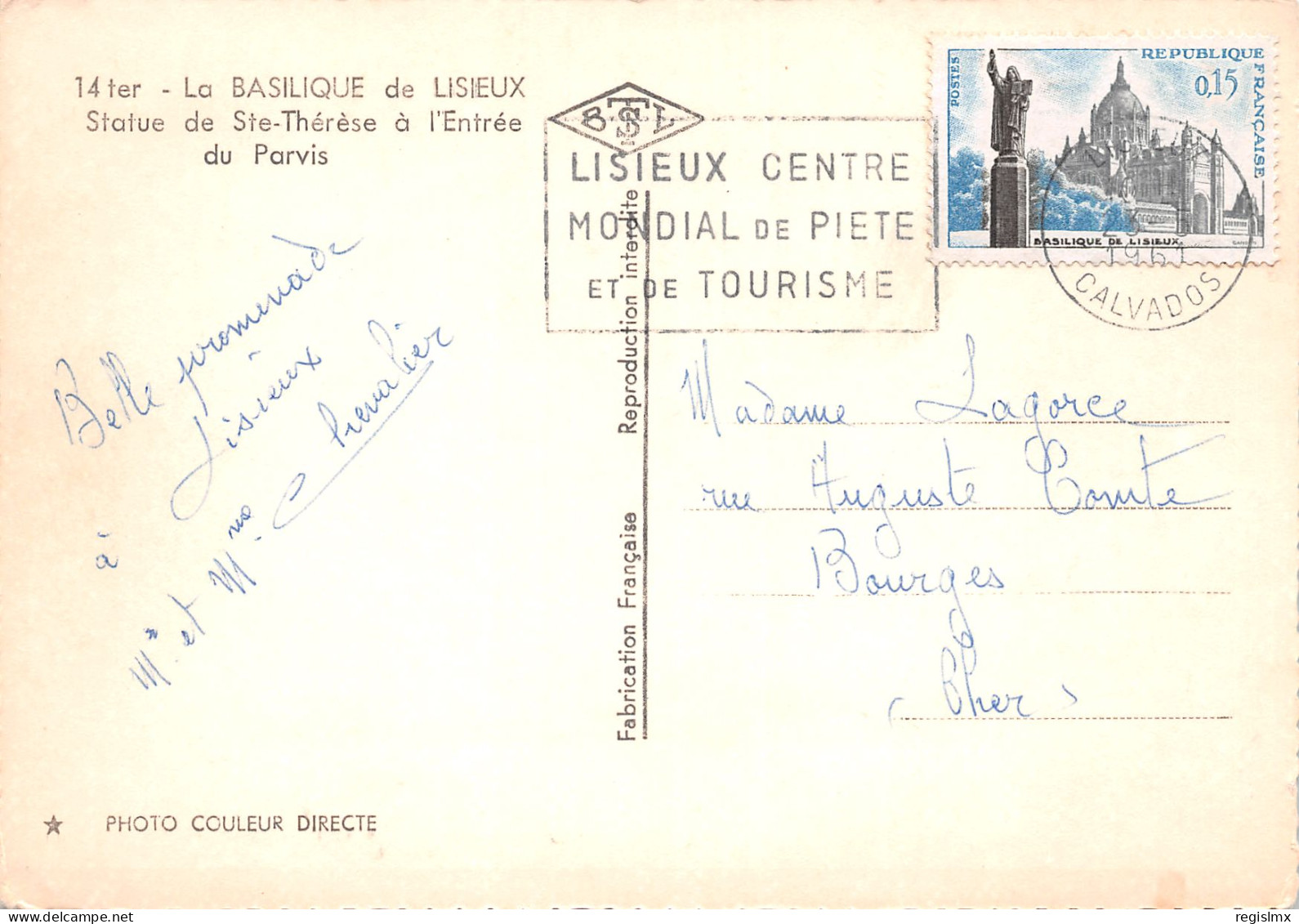 14-LISIEUX-N°T2677-A/0289 - Lisieux