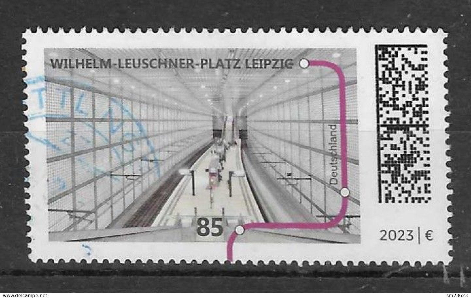 BRD 2023  Mi.Nr. 3760 , Wilhelm-Leuschner-Platz Leipzig - Nassklebend - Gestempelt / Fine Used / (o) - Oblitérés