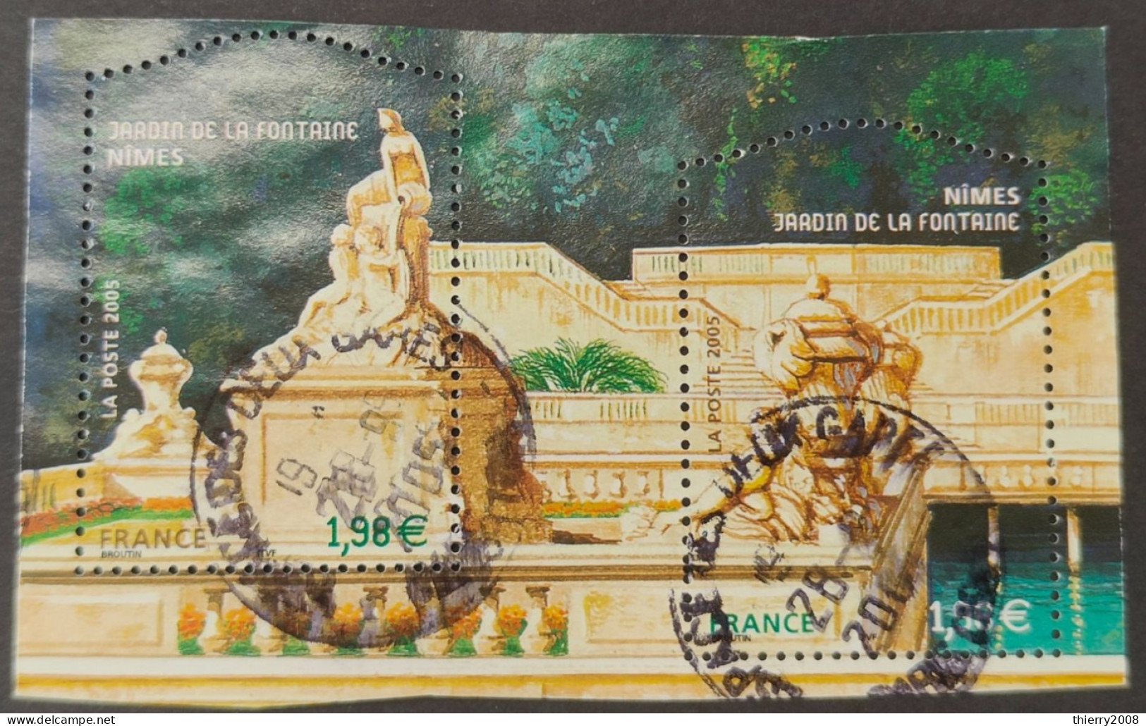 Timbre De Bloc N° 3786/3787  Avec Oblitération Cachet à Date De 2005  TB - Afgestempeld