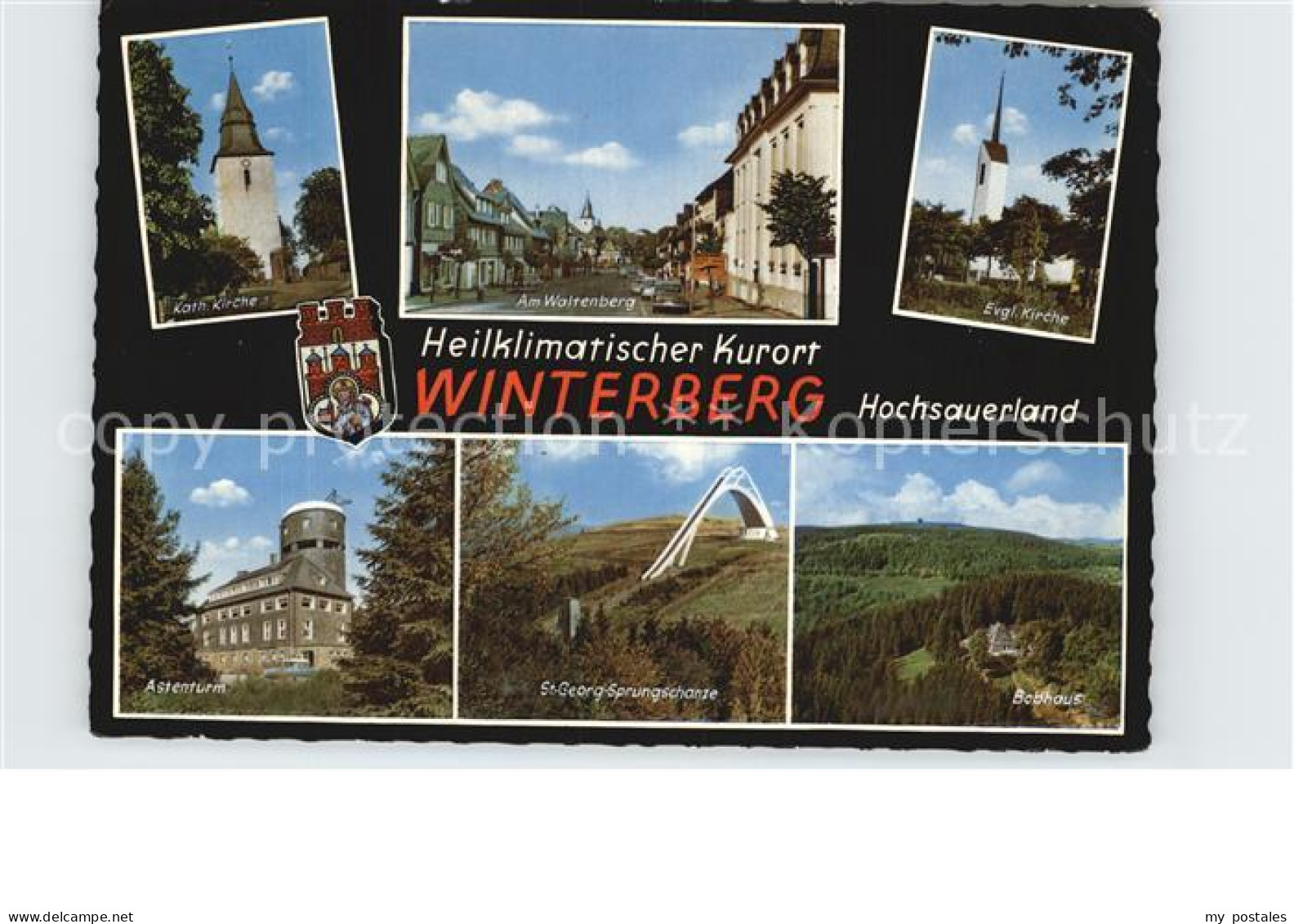 72526791 Winterberg Hochsauerland Kirche Waltenberg Bobhaus St Georg Sprungschan - Winterberg