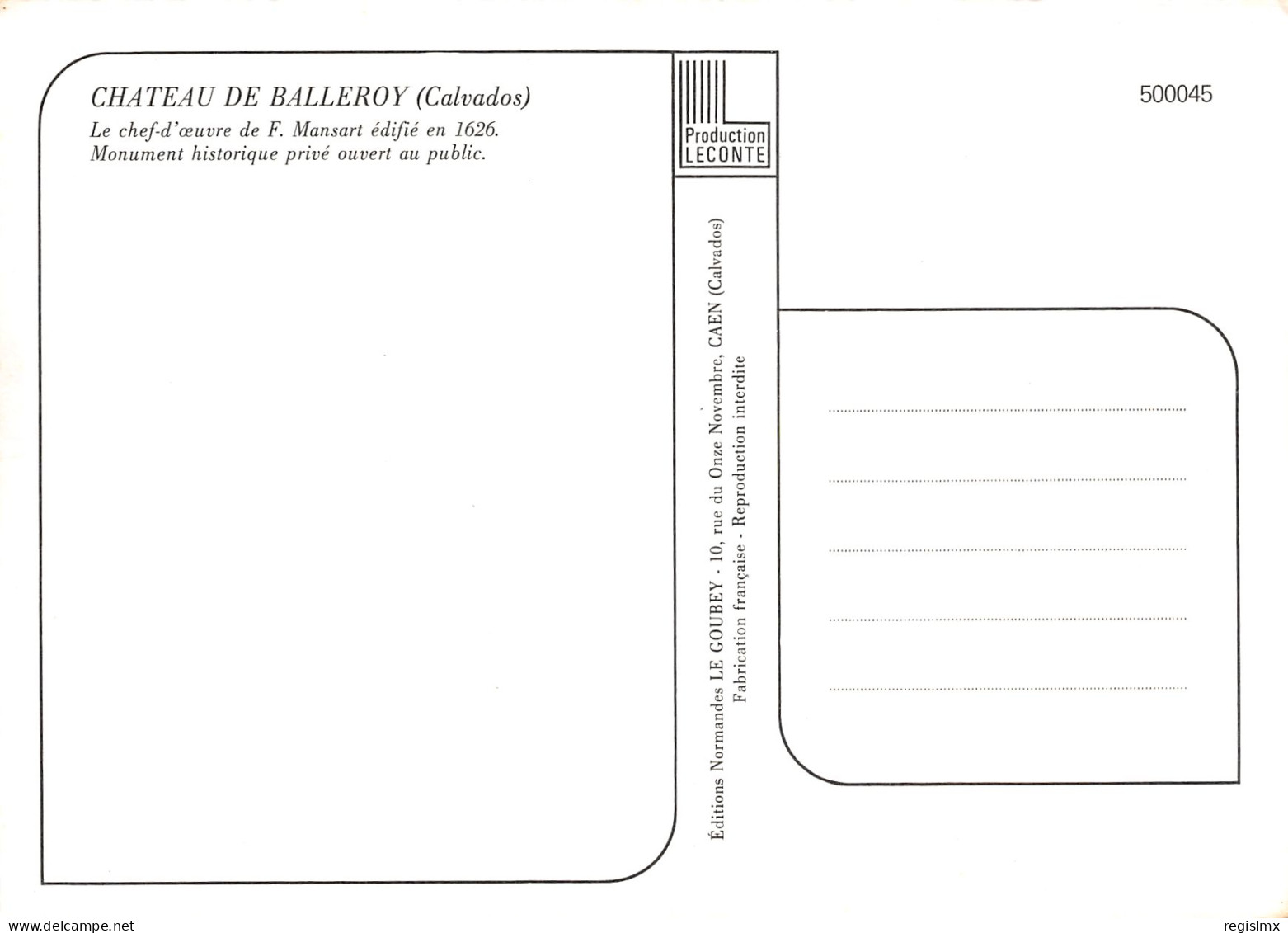 14-BALLEROY-N°T2677-D/0049 - Sonstige & Ohne Zuordnung