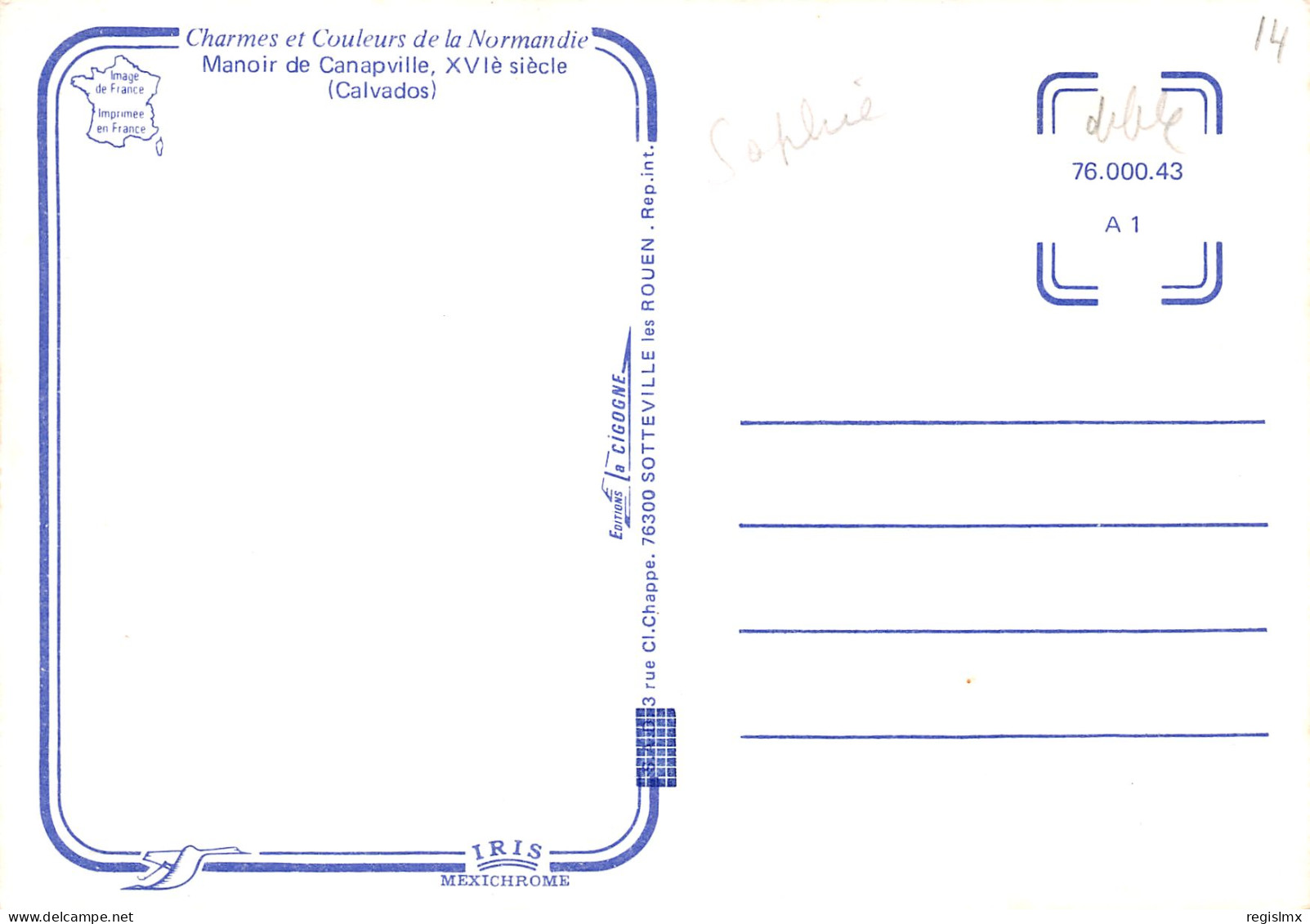 14-CANAPVILLE-N°T2677-D/0059 - Sonstige & Ohne Zuordnung