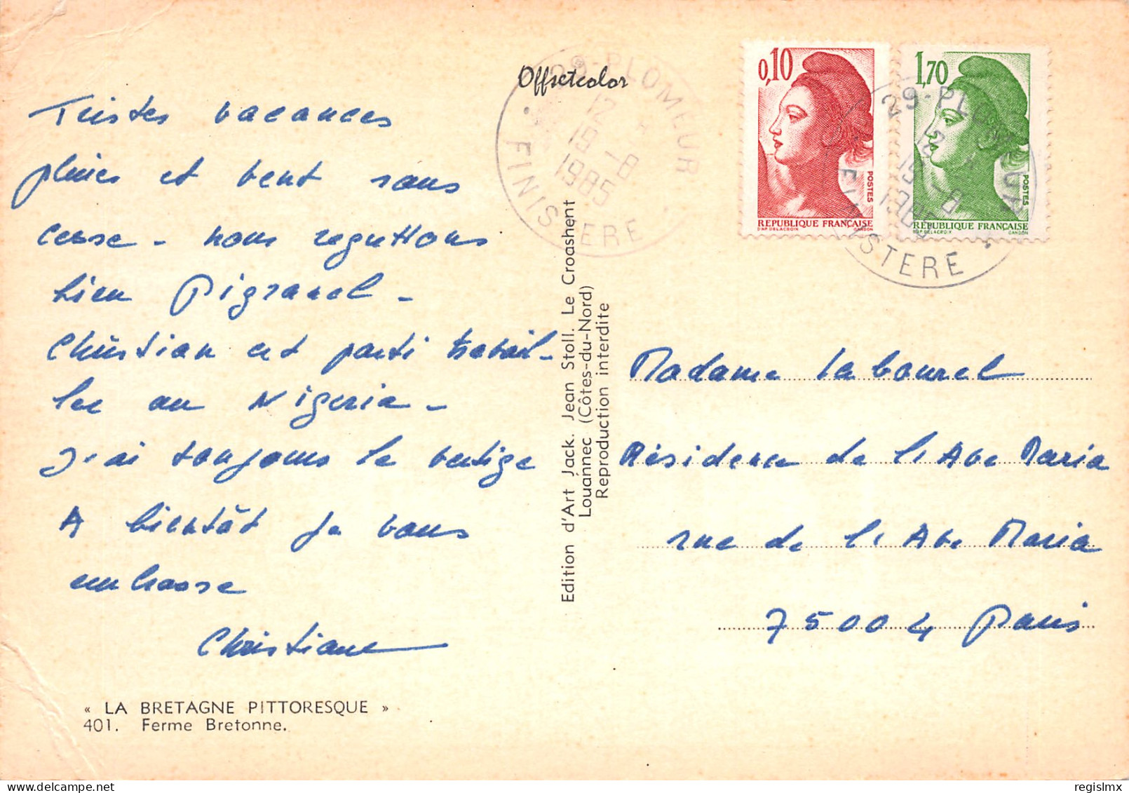 29-BRETAGNE-N°T2677-D/0017 - Other & Unclassified