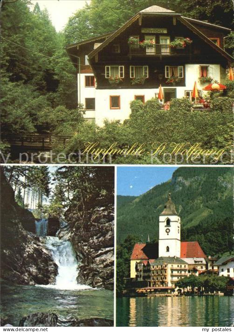 72526690 St Wolfgang Wolfgangsee Gasthof Hupfmuehle Forellen Jausenstation Kirch - Other & Unclassified