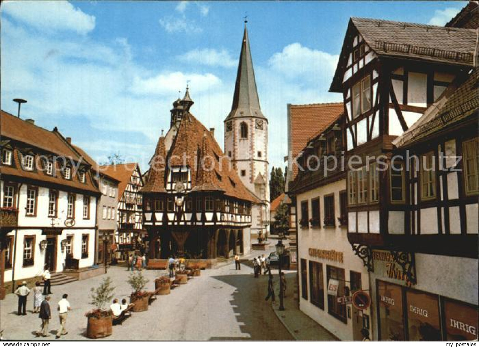 72526683 Michelstadt Marktplatz Mit Historischem Rathaus Erbaut 1484 Fachwerkhau - Michelstadt