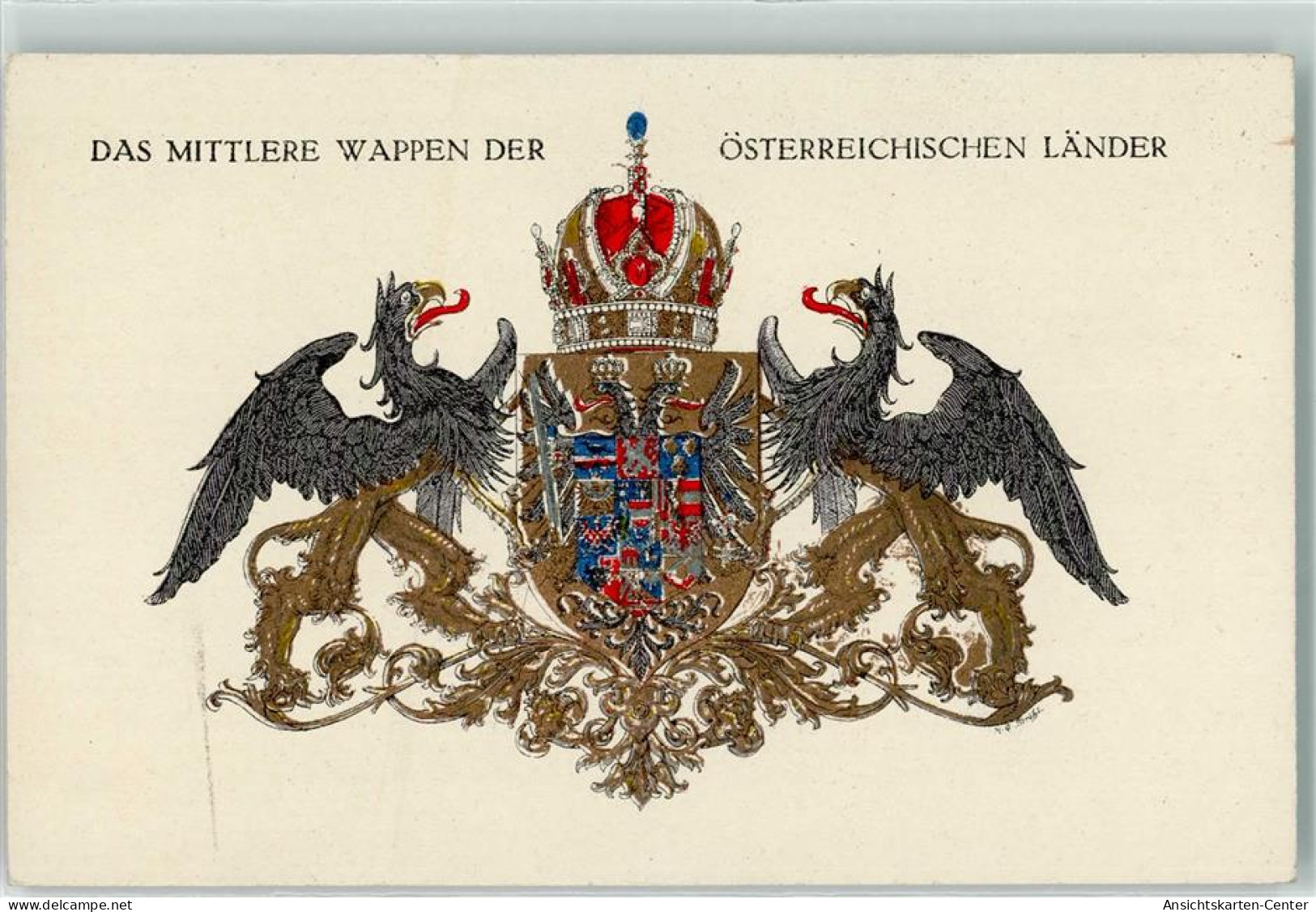 39175311 - Nr. 285  Das Mittlere Wappen Der Oesterr. Laender WK I - Missionen