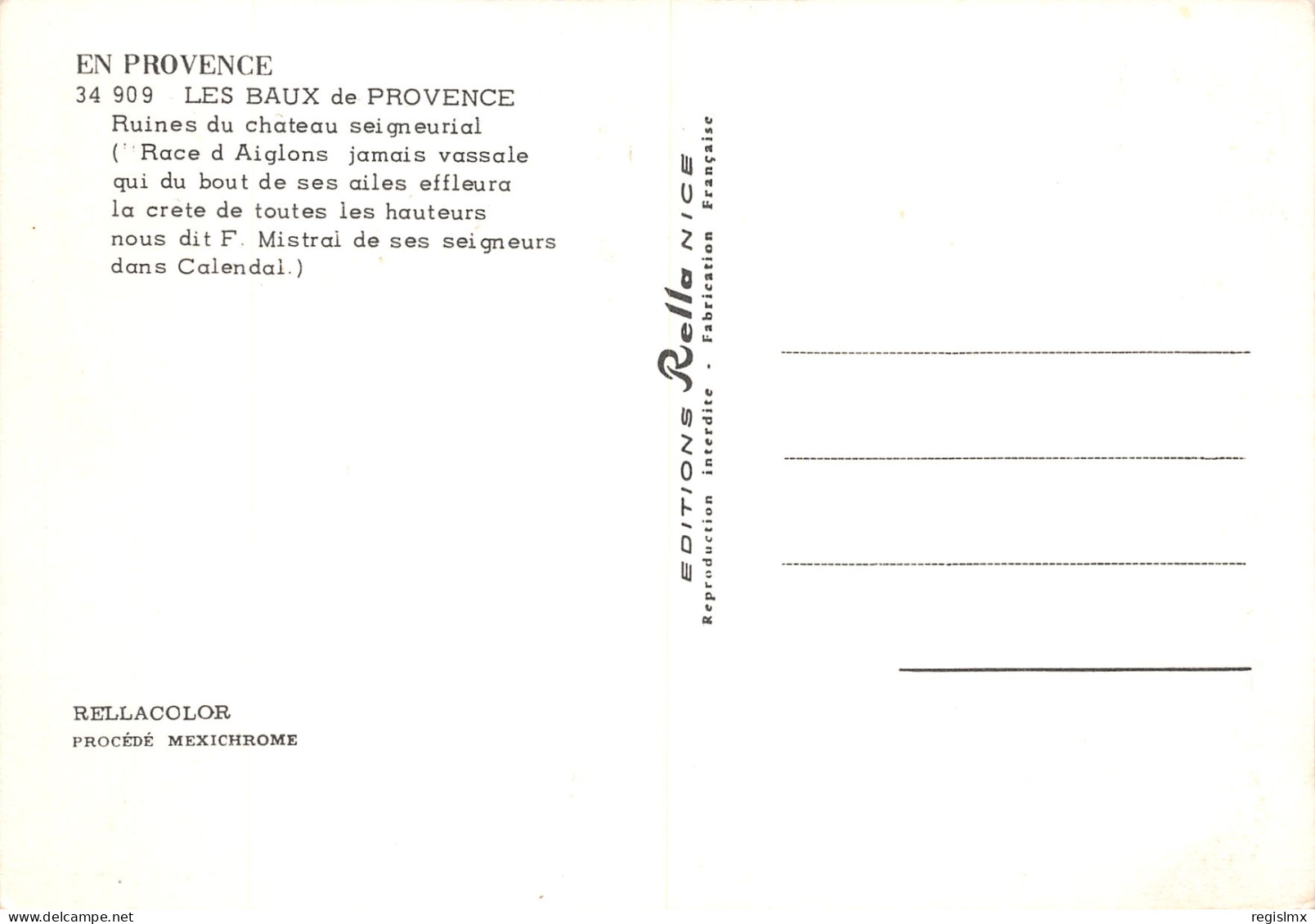13-LES BAUX DE PROVENCE-N°T2679-B/0203 - Les-Baux-de-Provence