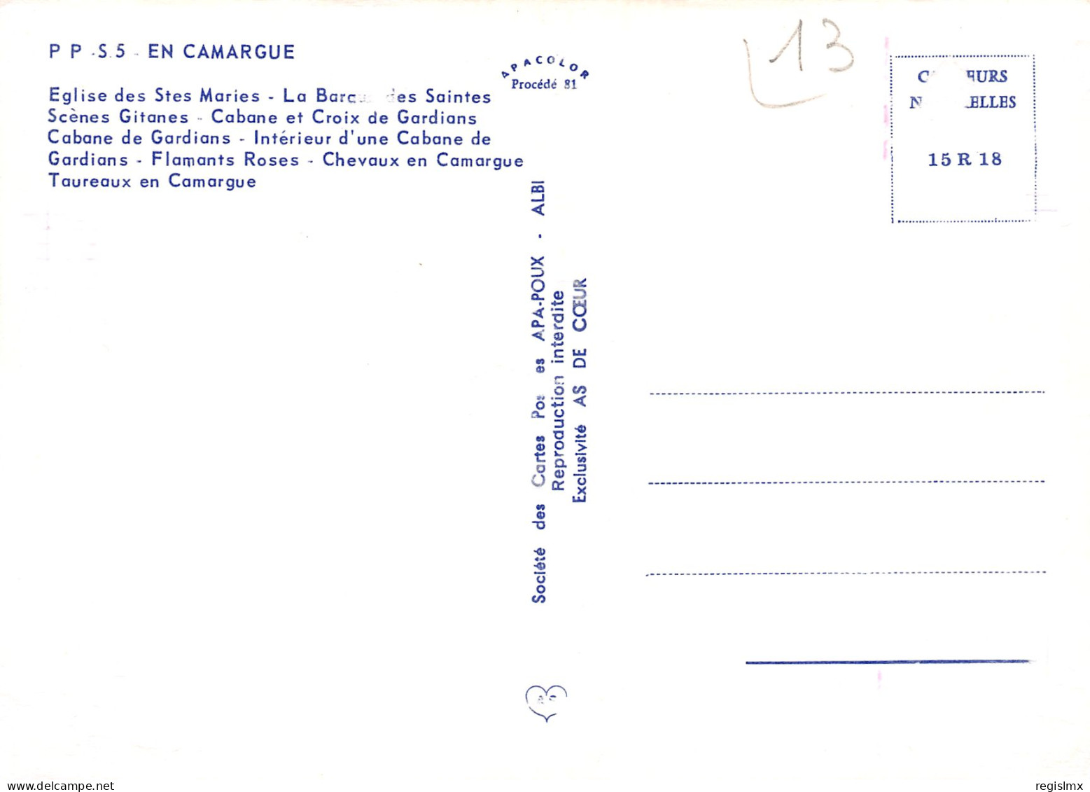 13-CAMARGUE FOLKLORE GARDIANS-N°T2679-A/0313 - Other & Unclassified
