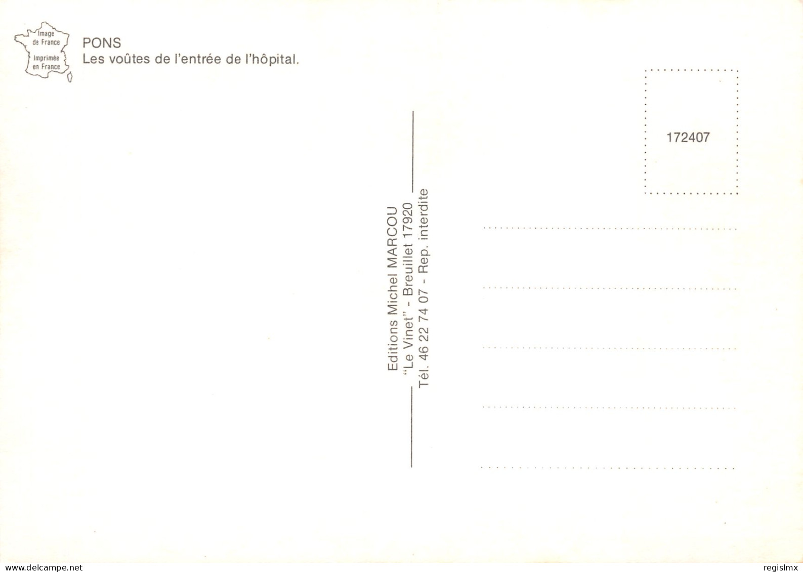 17-PONS-N°T2679-D/0257 - Pons