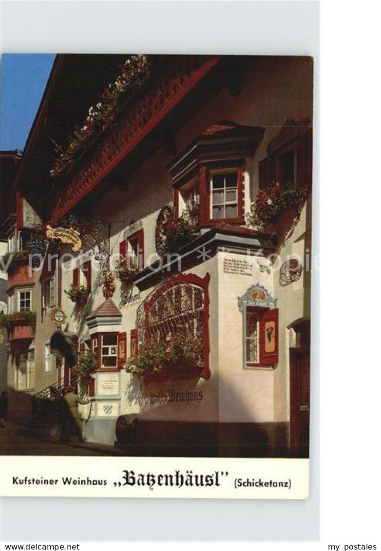 72526359 Kufstein Tirol Kufsteiner Weinhaus Batzenhaeusl Kufstein - Other & Unclassified