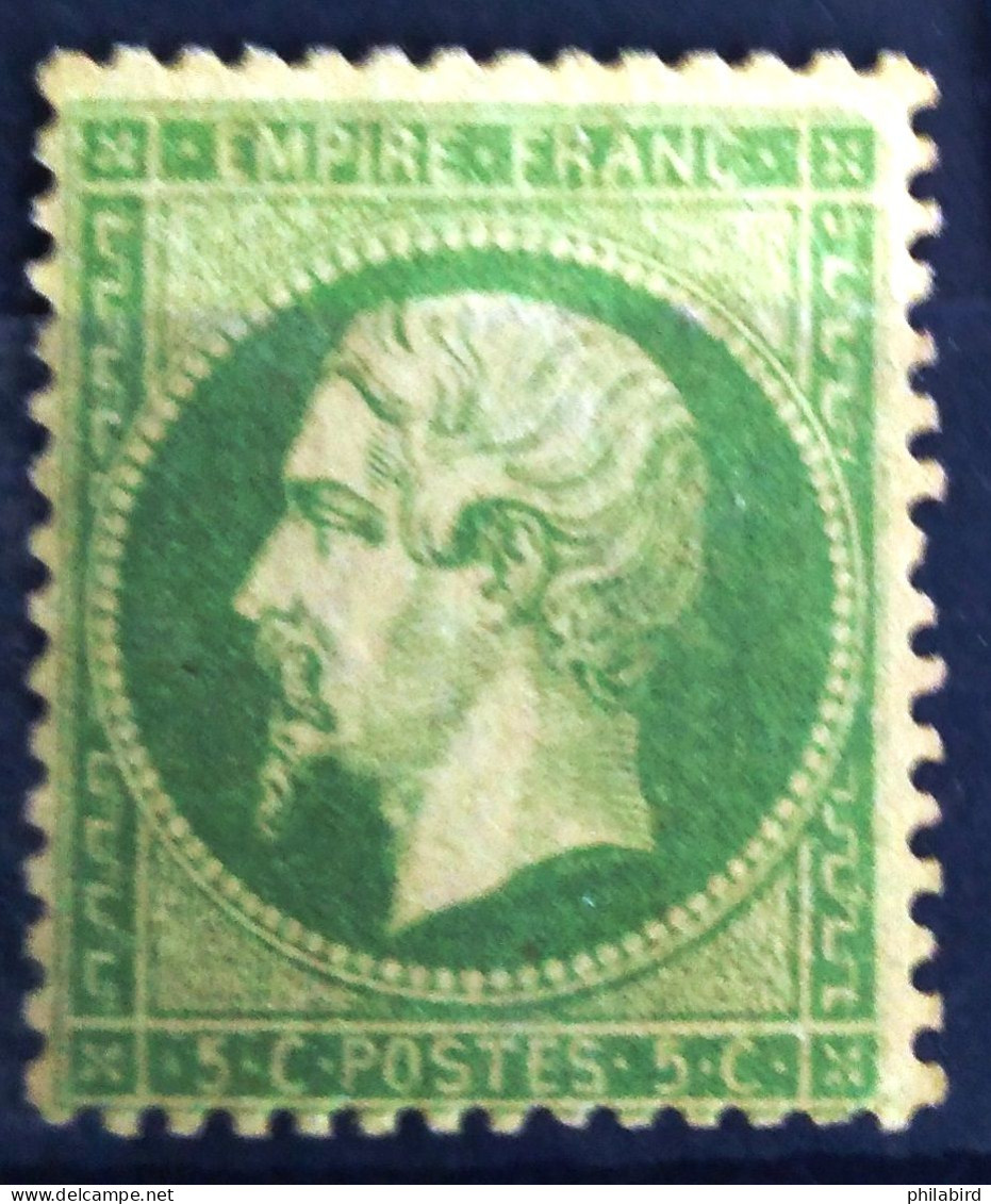 FRANCE                           N° 20                     NEUF*          Cote : 350 € - 1862 Napoléon III