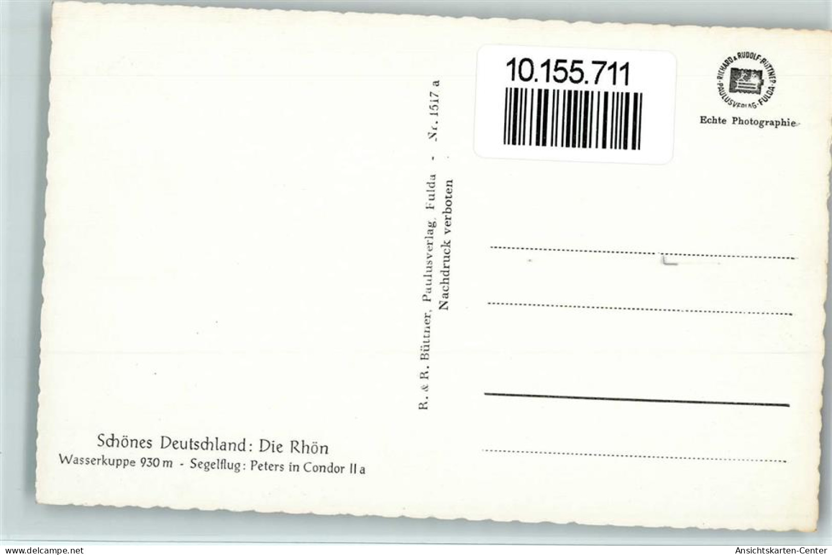 10155711 - Segelflug Schoenes Deutschand: Die Rhoen - - Other & Unclassified