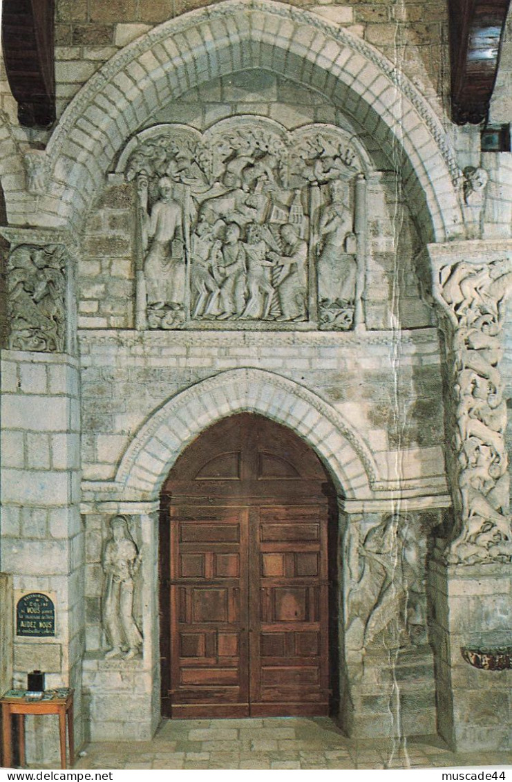 SOUILLAC - EGLISE ABBATIALE LE PORTAIL INTERIEUR - Souillac