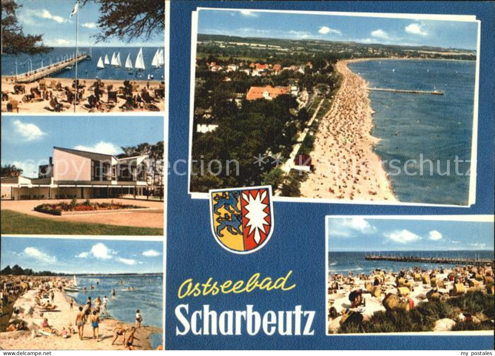 72525840 Scharbeutz Ostseebad Strand Seebruecke Fliegeraufnahme Scharbeutz - Scharbeutz