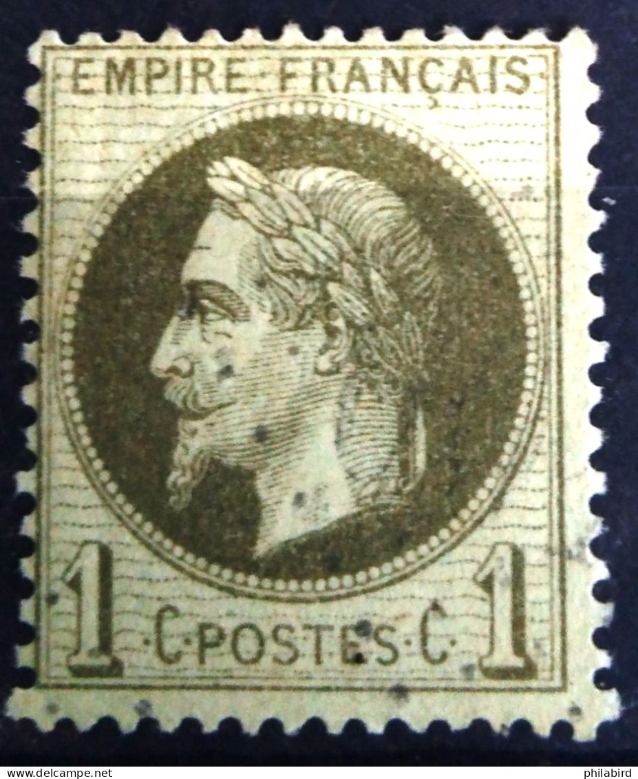 FRANCE                           N° 25                     NEUF SANS GOMME                Cote : 20 € - 1863-1870 Napoléon III Lauré