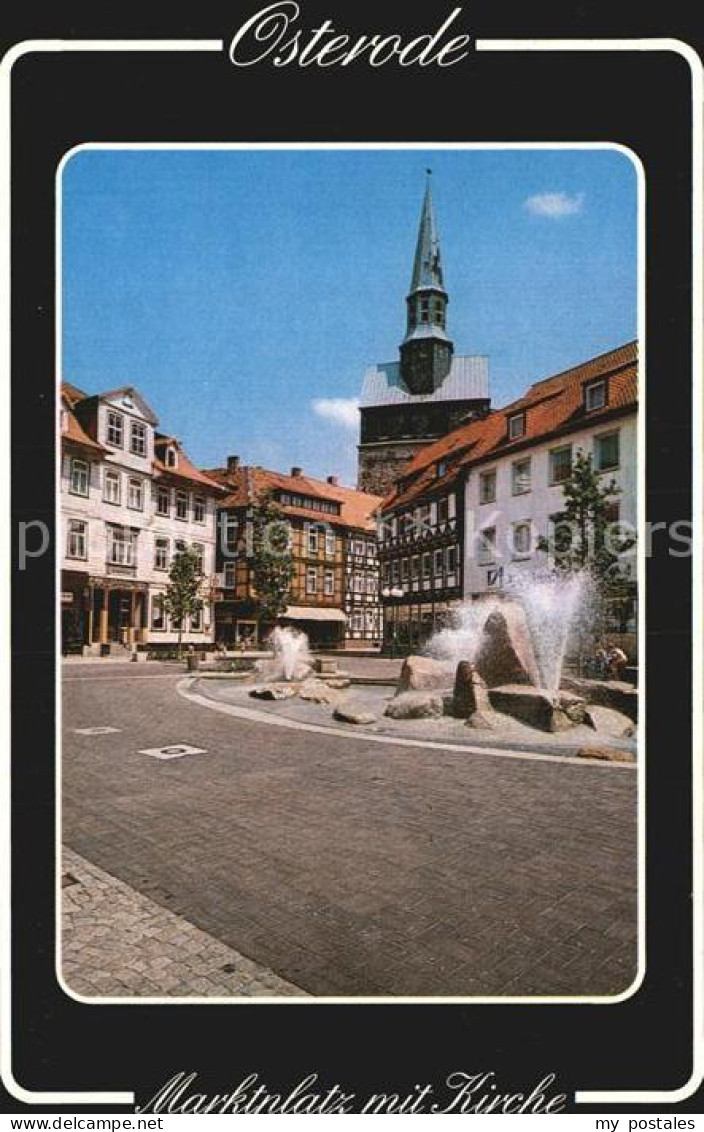 72525753 Osterode Harz Marktplatz Mit Kirche Osterode - Osterode