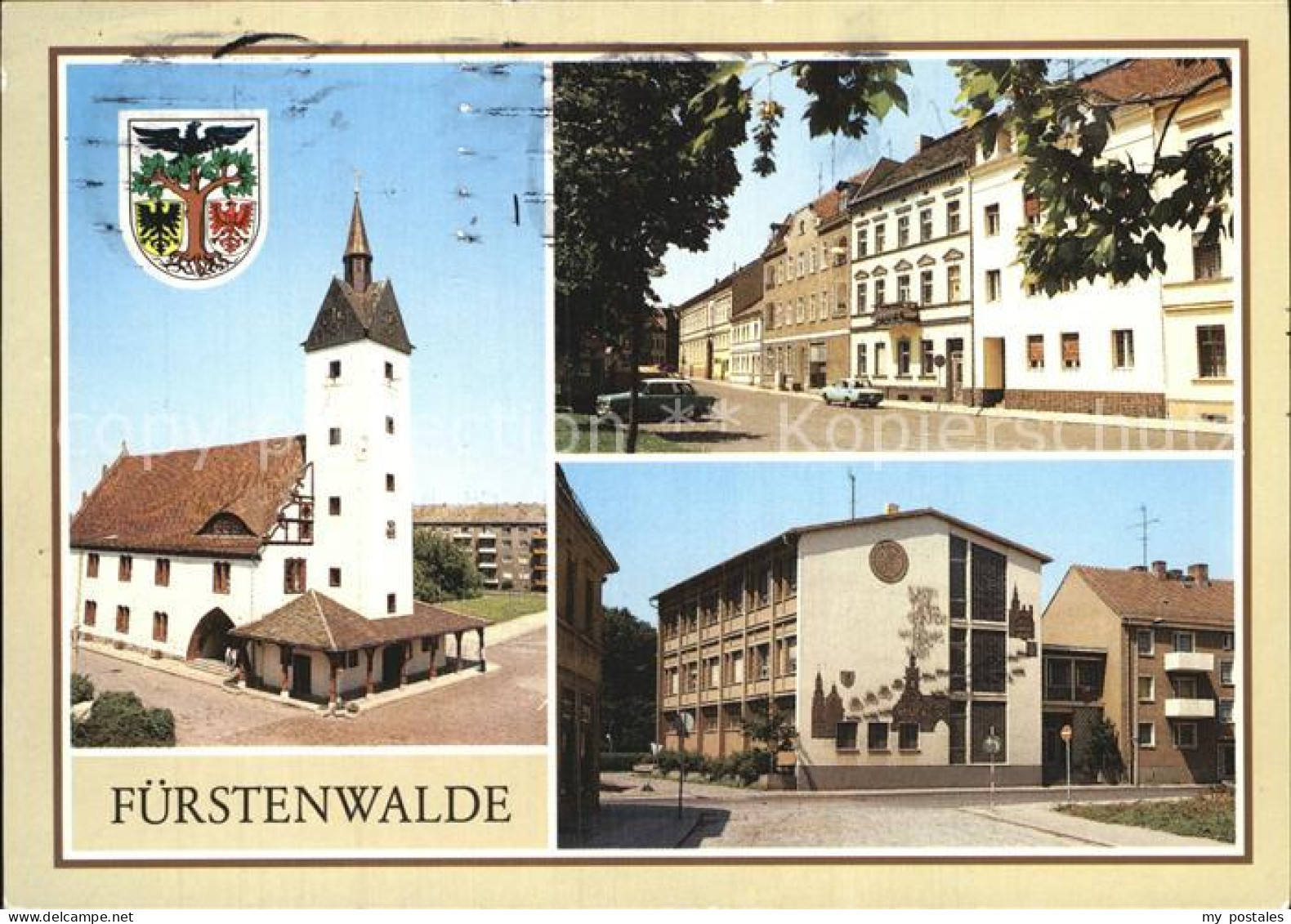 72525733 Fuerstenwalde Spree Rathaus Frankfurter Strasse Fernmeldeamt  Fuerstenw - Fuerstenwalde