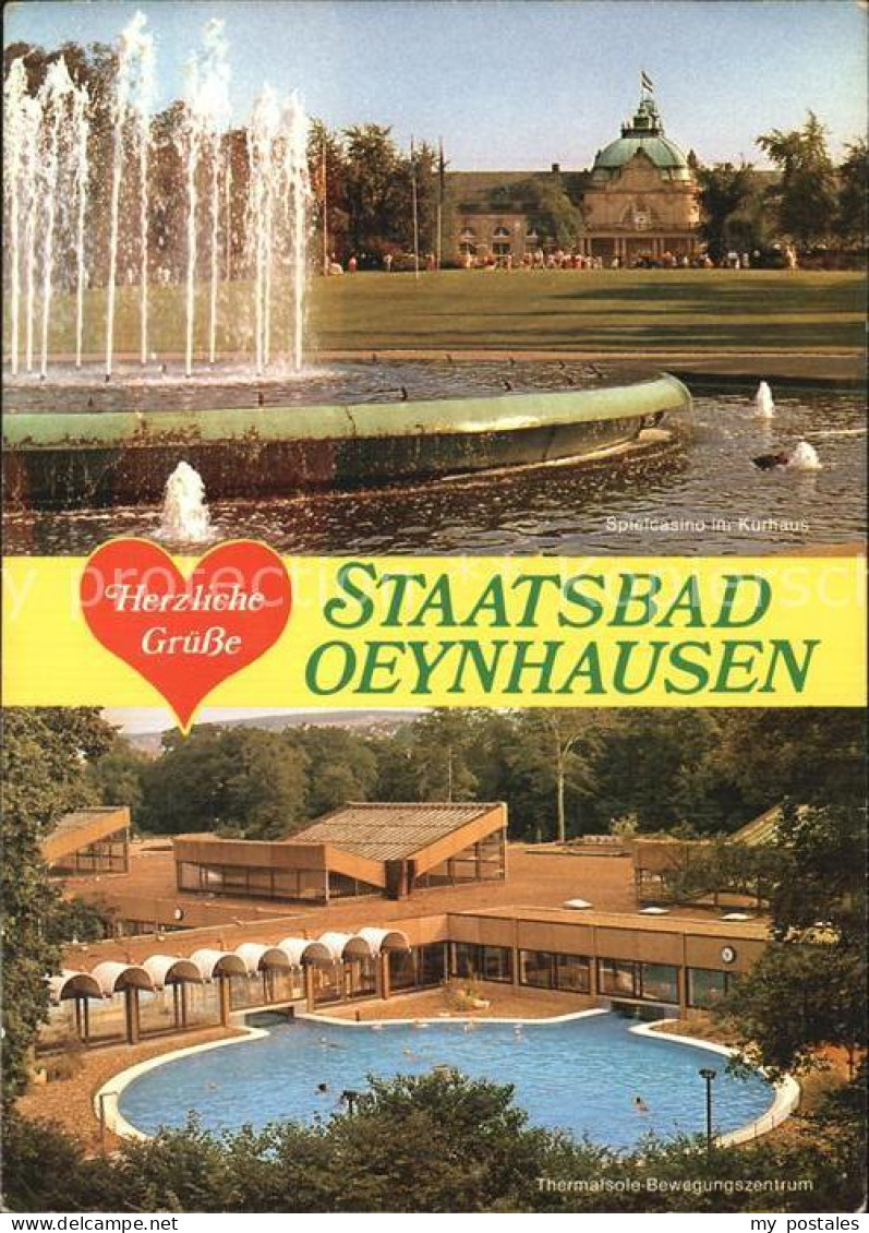 72525671 Bad Oeynhausen Spielcasino Im Kurpark Thermalsole Im Bewegungszentrum   - Bad Oeynhausen