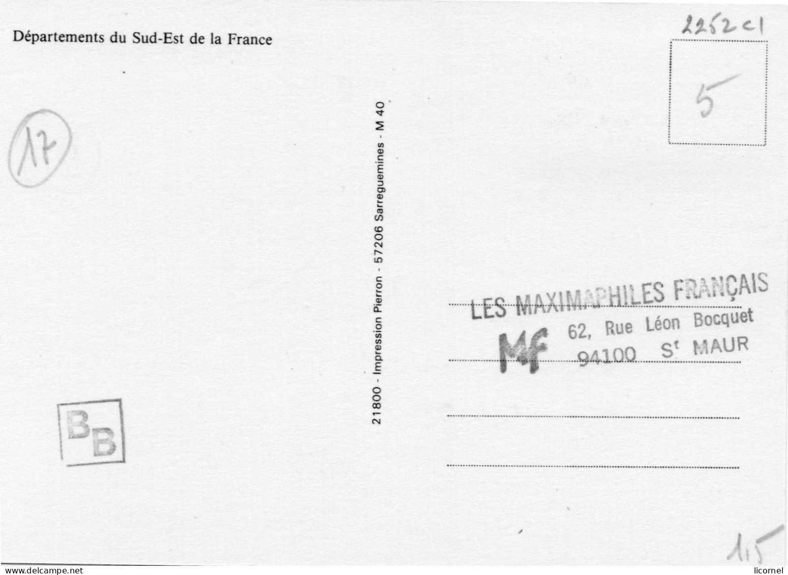 Cartes Maxi  1983 Premier Jour / Provence Alpes Cote D Azur - 1980-1989