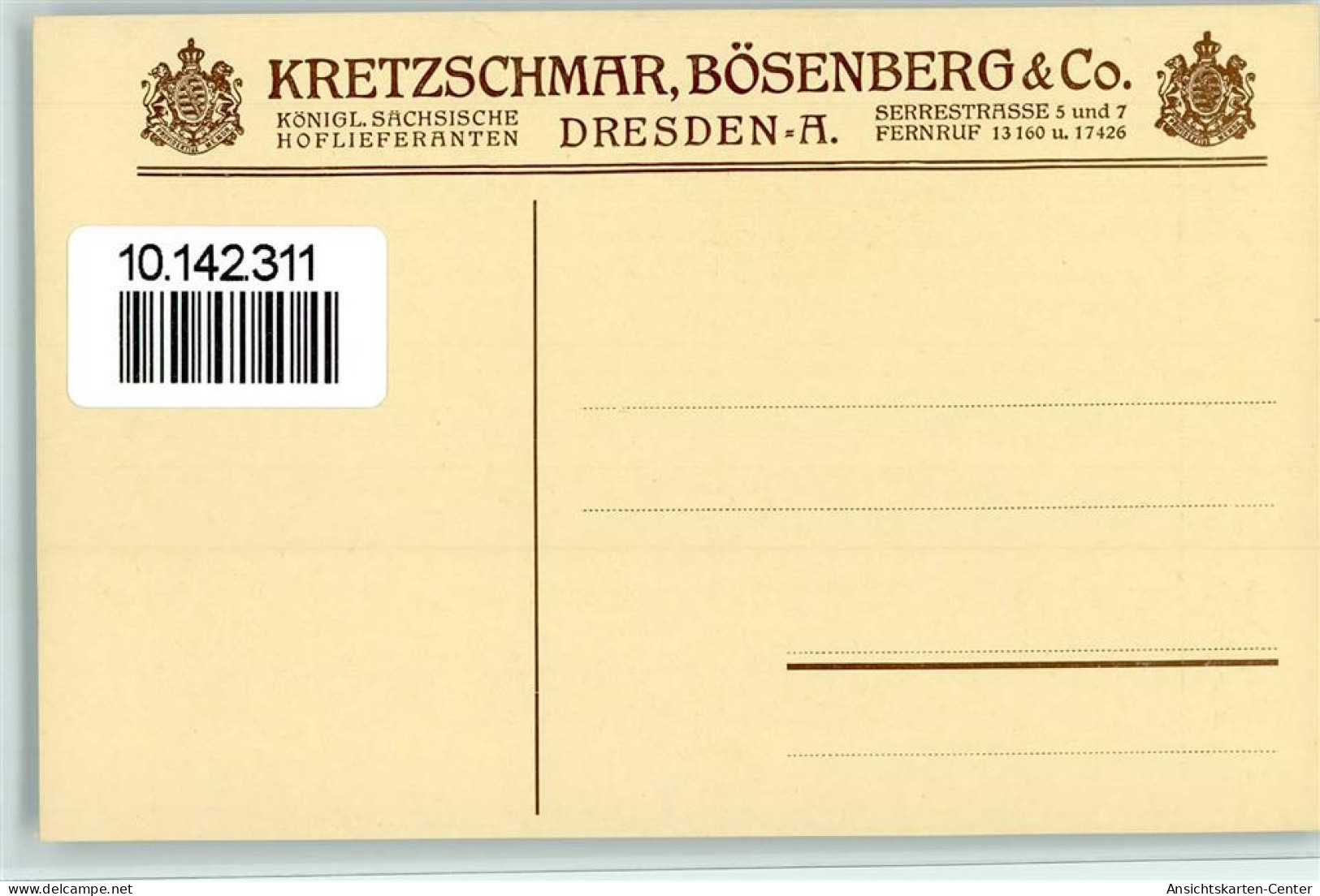 10142311 - Lampen Werbung Kretschmar Nr 31 Oellampen - Autres & Non Classés