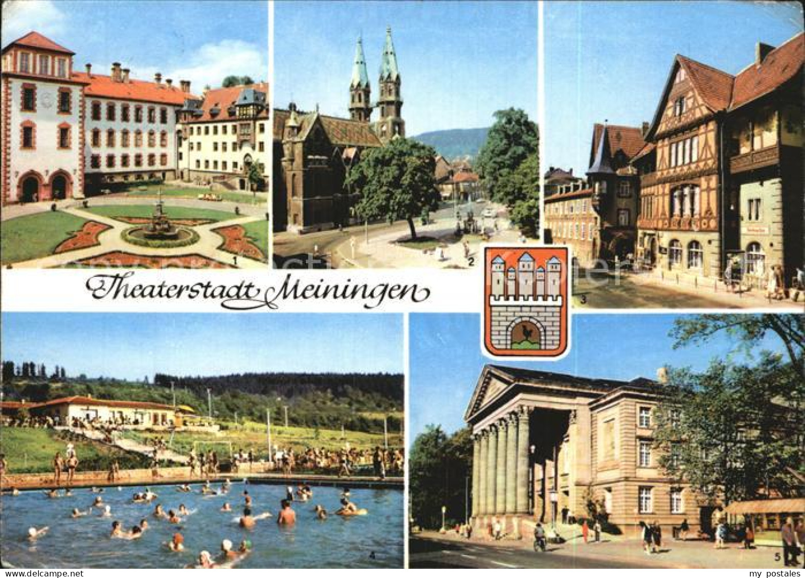 72525544 Meiningen Thueringen Schloss Schwimmbad Stadtkirche Theater  Meiningen - Meiningen