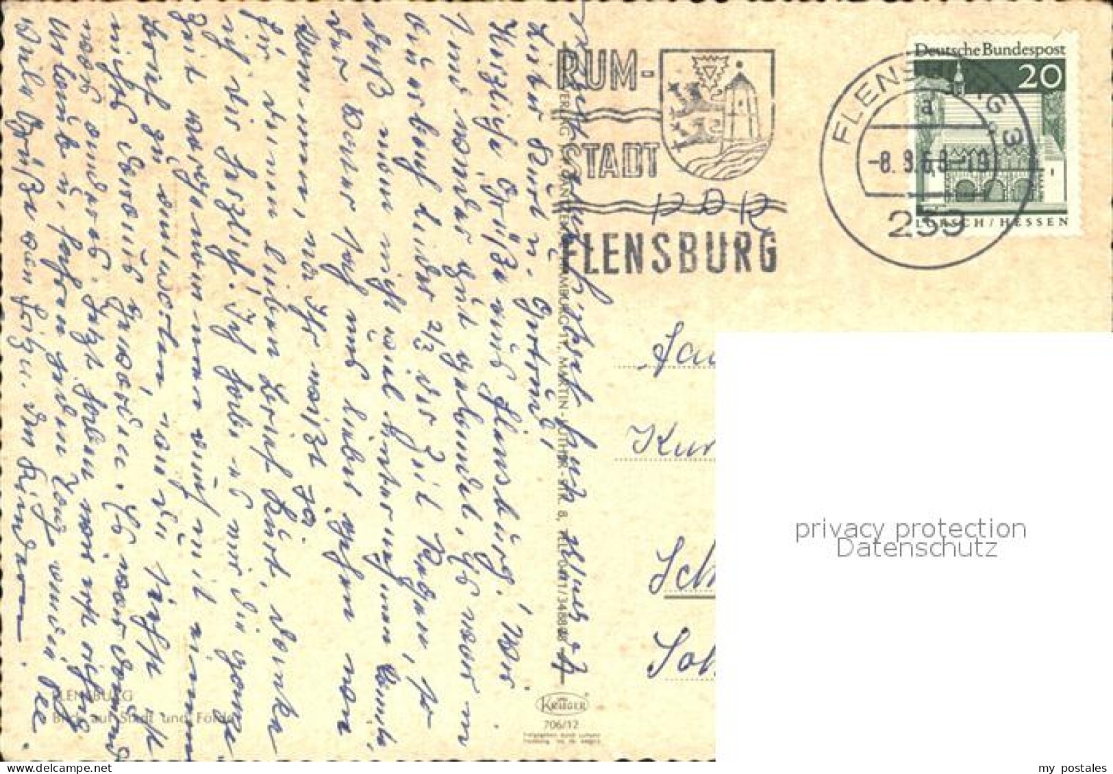 72525453 Flensburg Stadt Und Foerde Fliegeraufnahme Flensburg - Flensburg