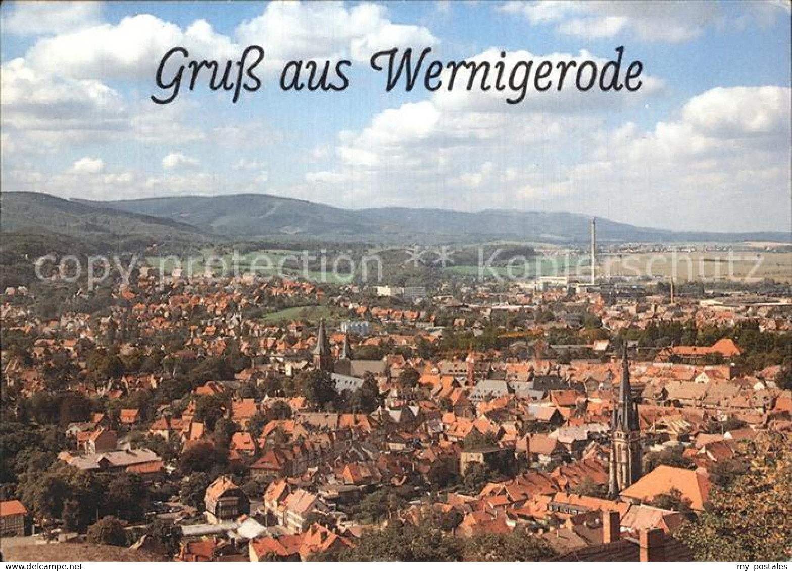 72525382 Wernigerode Harz Blick Von Den Schlossterrassen Wernigerode - Wernigerode