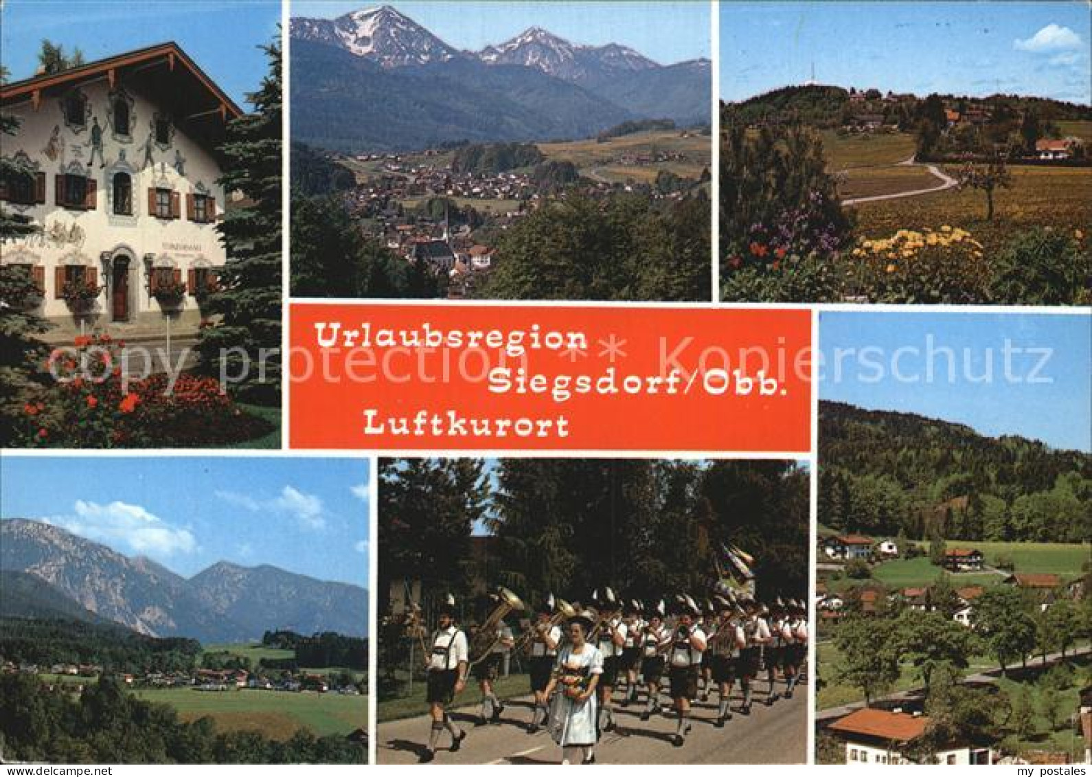 72525257 Siegsdorf Oberbayern Gasthaus Panorama Trachten Festzug Siegsdorf - Other & Unclassified