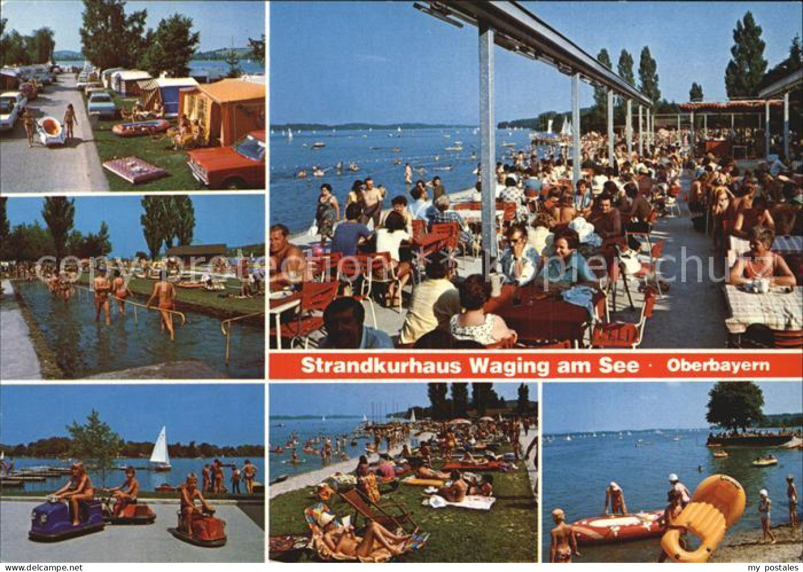 72525255 Waging See Campingplatz Kneippanlage Miniskooter Strandkurhaus Terrasse - Sonstige & Ohne Zuordnung