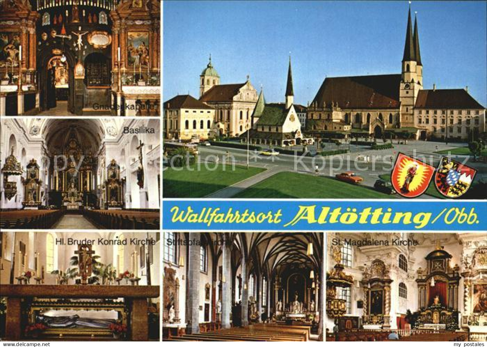 72525253 Altoetting Gnadenkapelle Basilika Hl Bruder Konrad Kirche Stiftspfarrki - Altoetting
