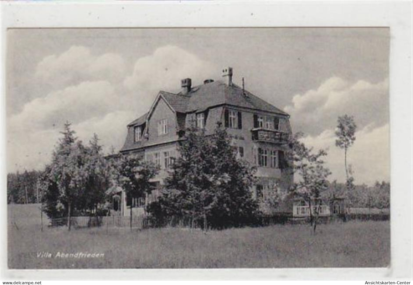 39050611 - Bad Steben. Villa Abendfrieden Gelaufen Am 21.07.1942. Gute Erhaltung. - Hof