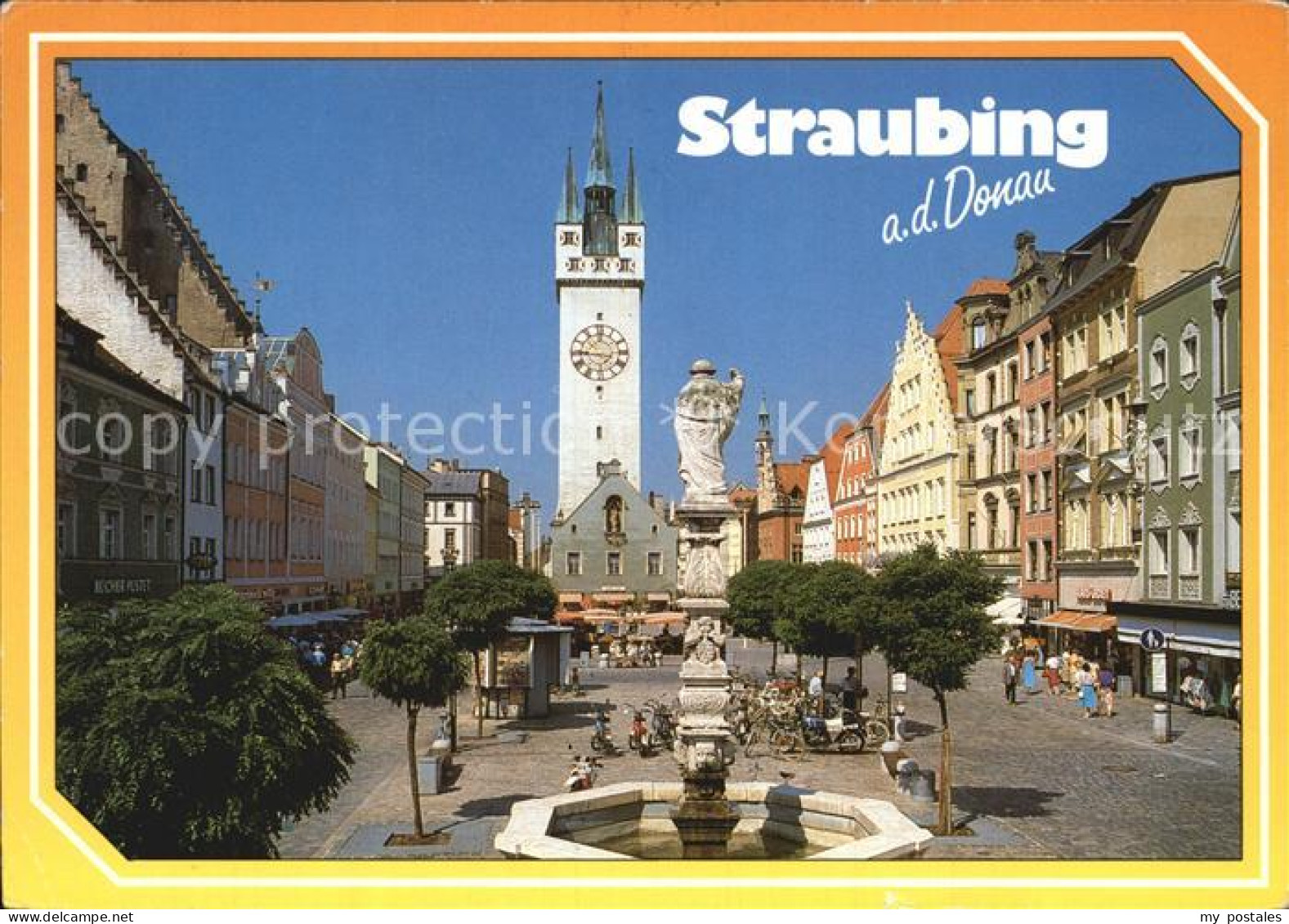 72525201 Straubing Ludwigsplatz Brunnen Straubing - Straubing