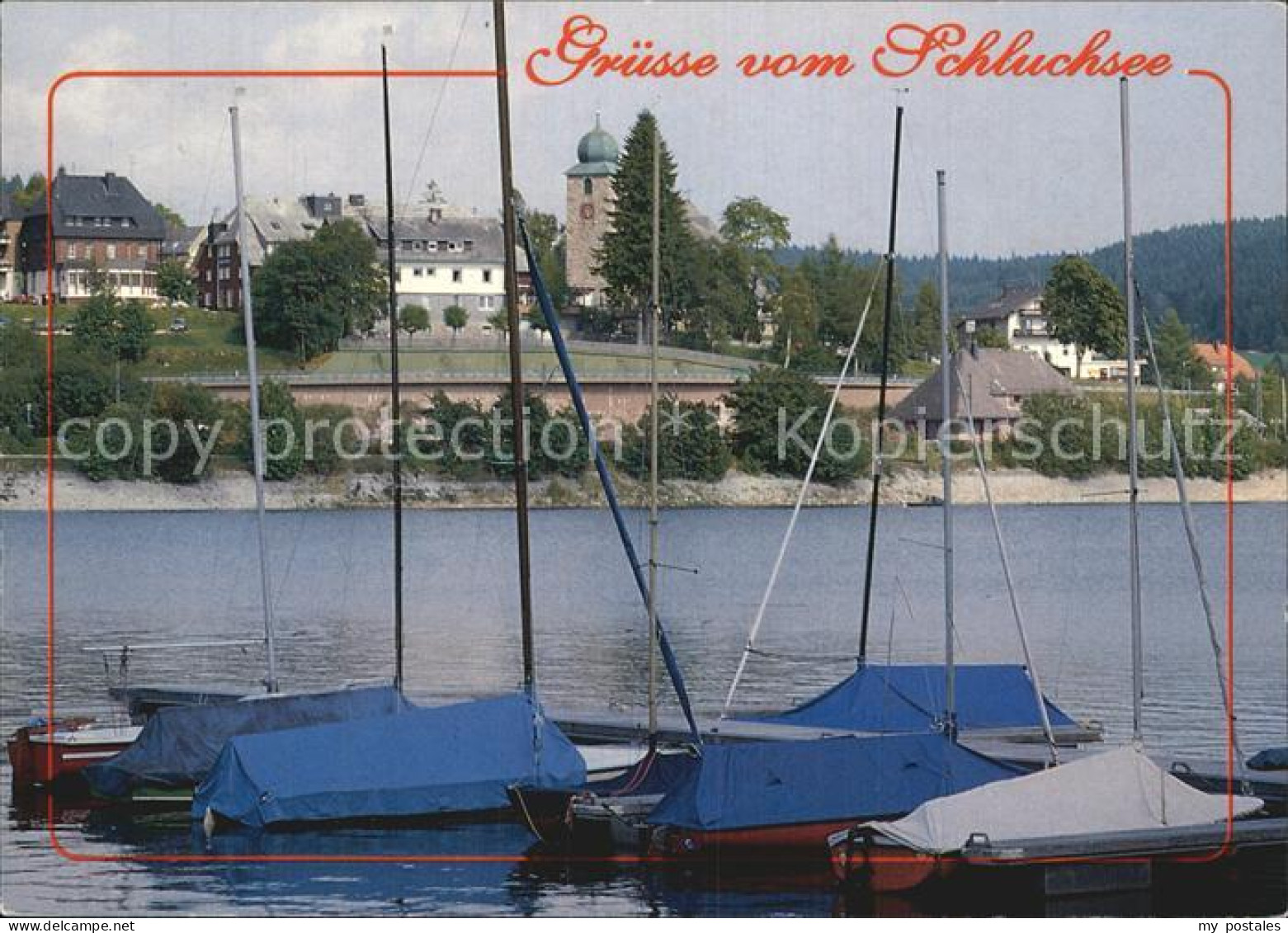 72525163 Schluchsee Teilansicht Bootsliegeplatz Aeule - Schluchsee