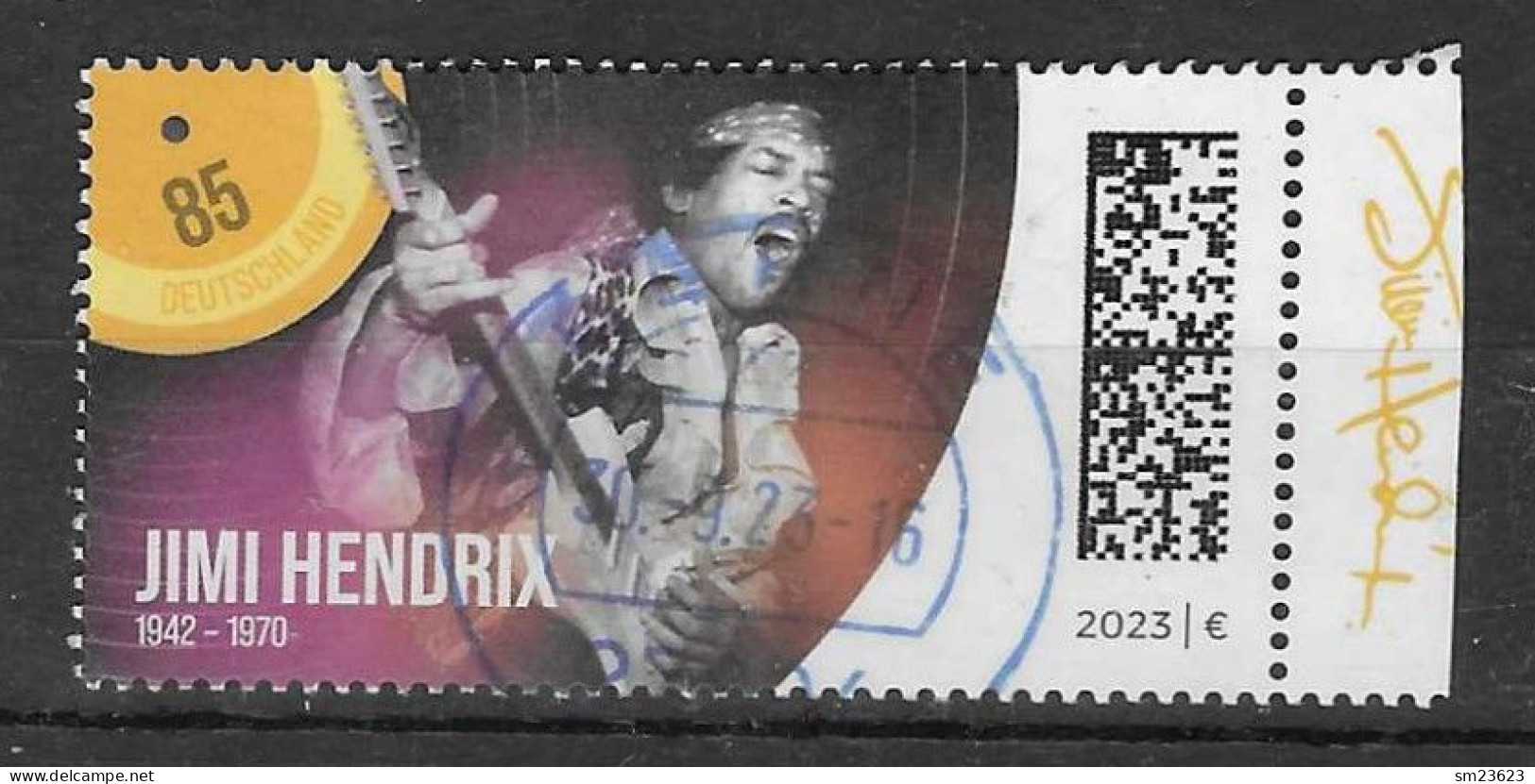 BRD 2023  Mi.Nr. 3780 , Jimmy Hendrix / 1942-1970 - Gestempelt / Fine Used / (o) - Used Stamps