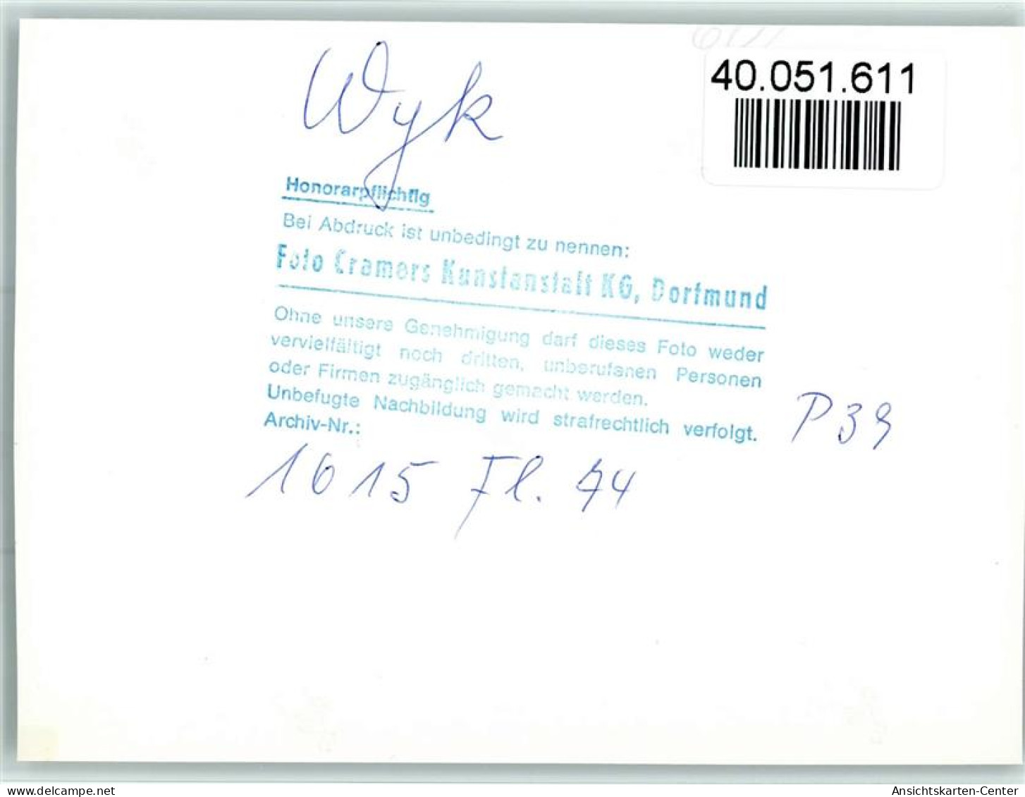 40051611 - Wyk Auf Foehr - Sonstige & Ohne Zuordnung