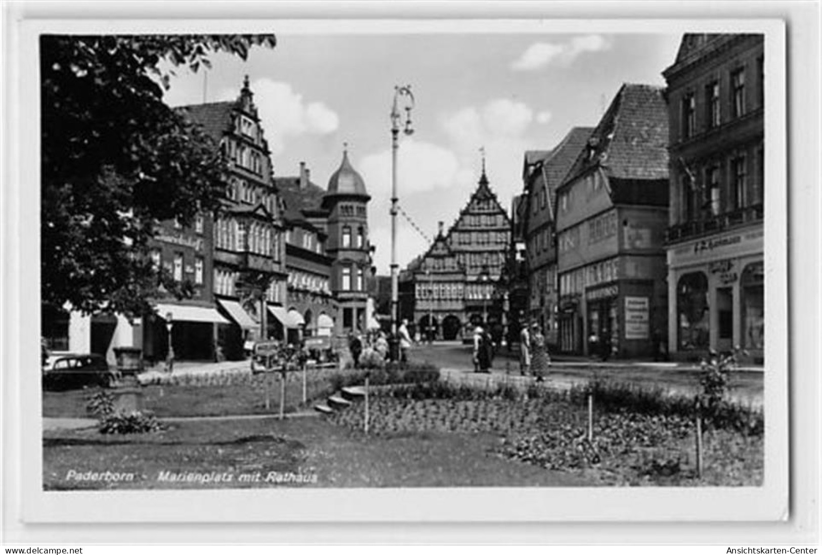 39124611 - Paderborn. Marienplatz Mit Rathaus Ungelaufen  Gute Erhaltung. - Paderborn