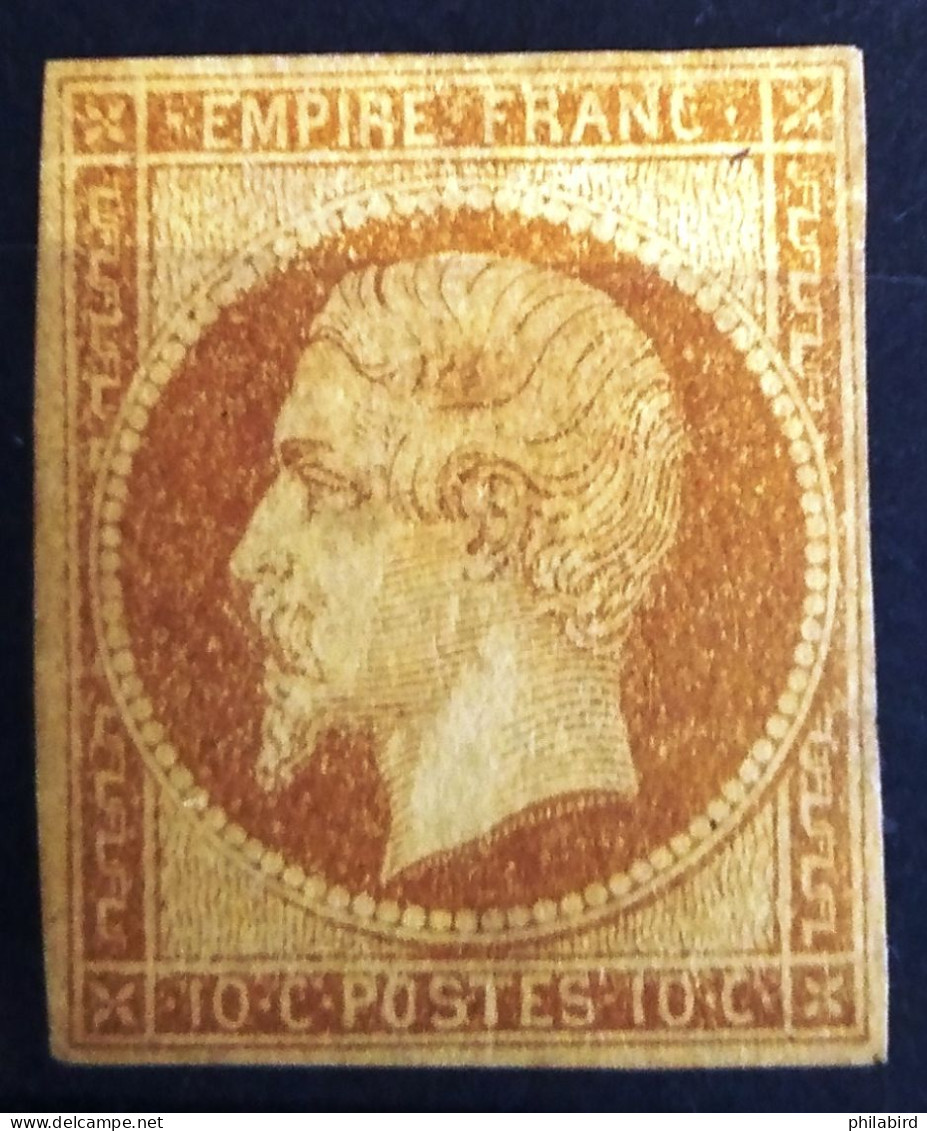 FRANCE                           N° 13 Ac                    NEUF*               Cote : 950 € - 1853-1860 Napoléon III.