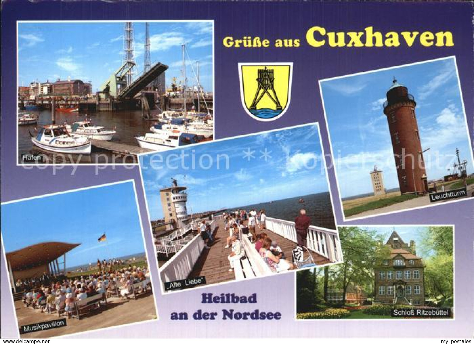 72524728 Cuxhaven Nordseebad Leuchtturm Schloss Ritzebuettel Alte Liebe  Cuxhave - Cuxhaven