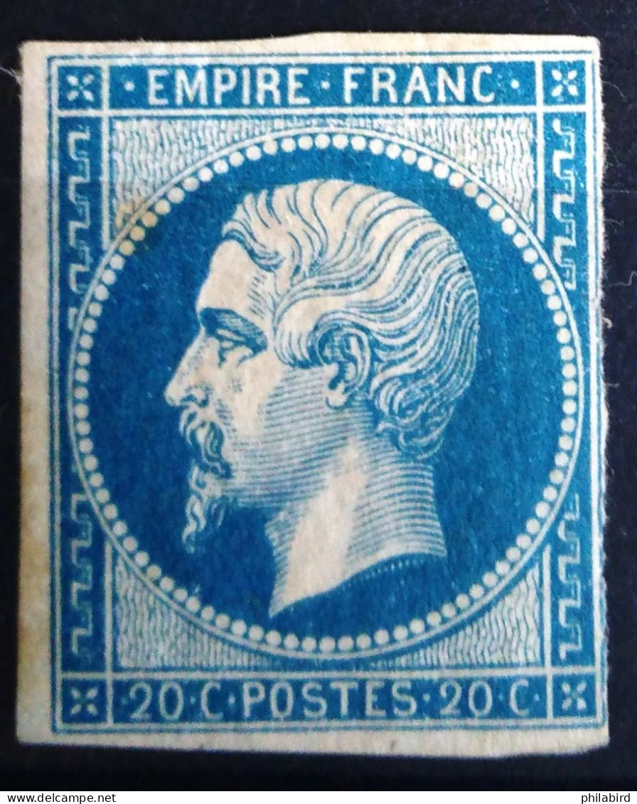 FRANCE                           N° 14 B                    NEUF*               Cote : 550 € - 1853-1860 Napoleon III