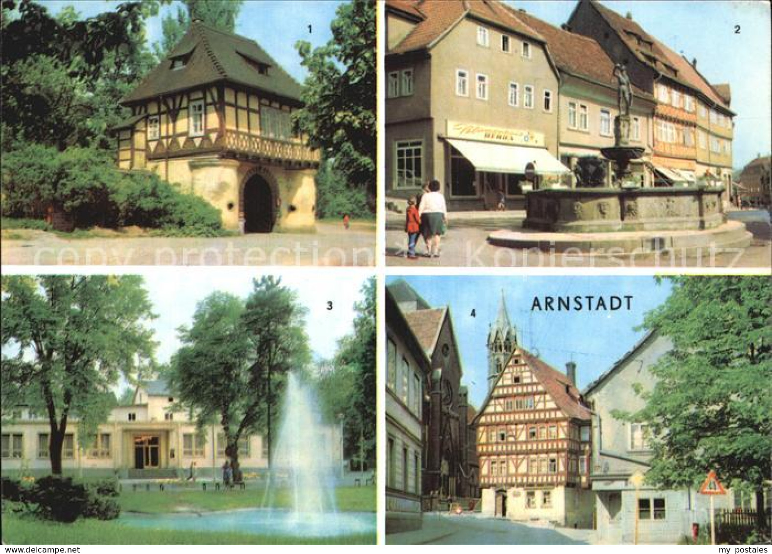 72524577 Arnstadt Ilm Fischtor Hopfenbrunnen Kulturhaus Papiermuehle  Arnstadt - Arnstadt